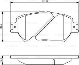 BOSCH 0 986 494 418 - Kit pastiglie freno, Freno a disco www.autoricambit.com