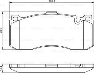 BOSCH 0 986 494 428 - Kit pastiglie freno, Freno a disco www.autoricambit.com