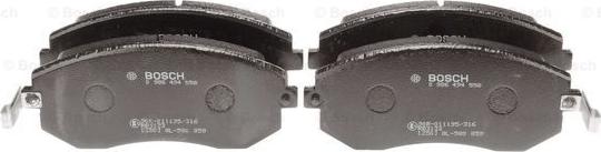 BOSCH 0 986 494 558 - Kit pastiglie freno, Freno a disco www.autoricambit.com