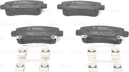 BOSCH 0 986 494 586 - Kit pastiglie freno, Freno a disco www.autoricambit.com