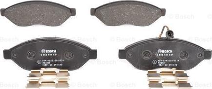 BOSCH 0 986 494 581 - Kit pastiglie freno, Freno a disco www.autoricambit.com