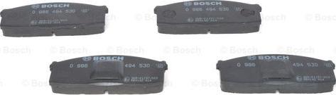 BOSCH 0 986 494 530 - Kit pastiglie freno, Freno a disco www.autoricambit.com