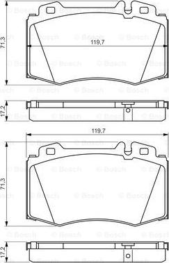 BOSCH 0 986 494 576 - Kit pastiglie freno, Freno a disco www.autoricambit.com