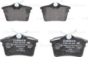 BOSCH 0 986 494 646 - Kit pastiglie freno, Freno a disco www.autoricambit.com