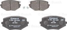 BOSCH 0 986 494 655 - Kit pastiglie freno, Freno a disco www.autoricambit.com