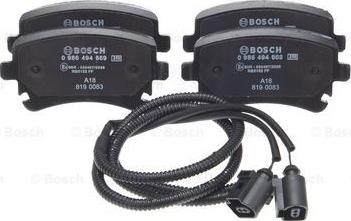 BOSCH 0 986 494 669 - Kit pastiglie freno, Freno a disco www.autoricambit.com