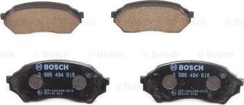 BOSCH 0 986 494 616 - Kit pastiglie freno, Freno a disco www.autoricambit.com