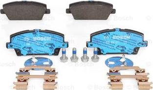 BOSCH 0 986 494 611 - Kit pastiglie freno, Freno a disco www.autoricambit.com