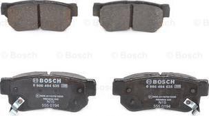 BOSCH 0 986 494 635 - Kit pastiglie freno, Freno a disco www.autoricambit.com