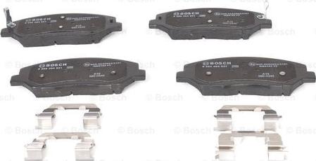 BOSCH 0 986 494 631 - Kit pastiglie freno, Freno a disco www.autoricambit.com