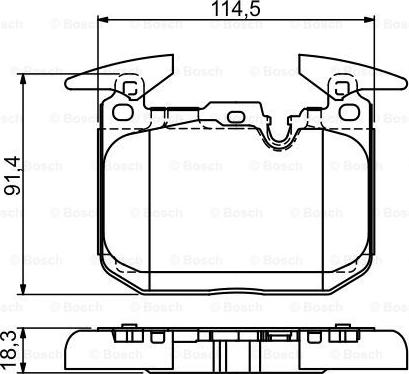 BOSCH 0 986 494 674 - Kit pastiglie freno, Freno a disco www.autoricambit.com