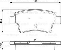 BOSCH 0 986 494 094 - Kit pastiglie freno, Freno a disco www.autoricambit.com