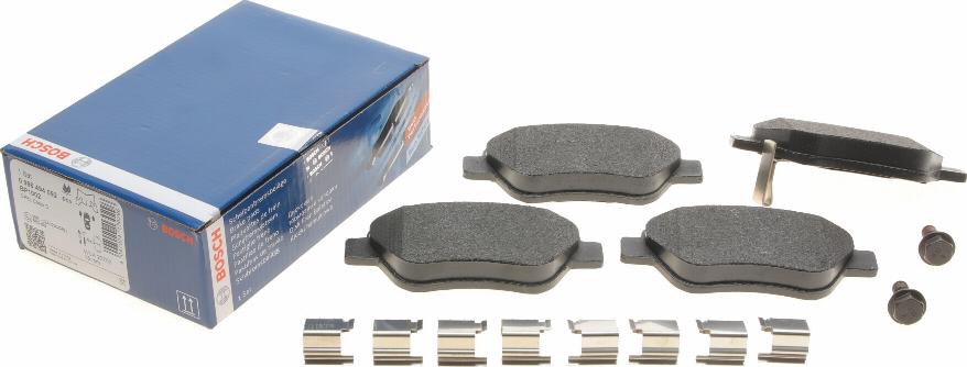 BOSCH 0 986 494 092 - Kit pastiglie freno, Freno a disco www.autoricambit.com