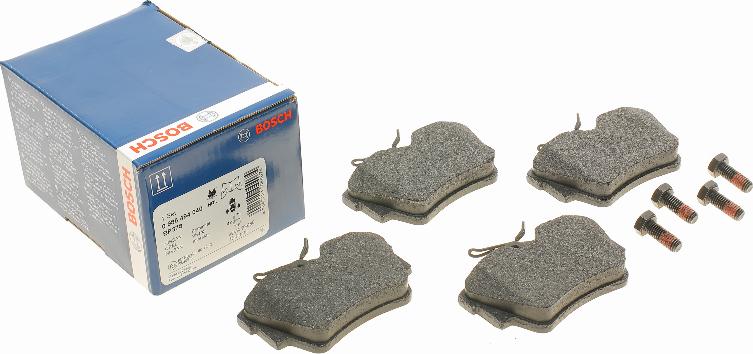 BOSCH 0 986 494 040 - Kit pastiglie freno, Freno a disco www.autoricambit.com