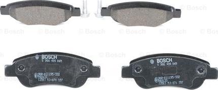 BOSCH 0 986 494 065 - Kit pastiglie freno, Freno a disco www.autoricambit.com