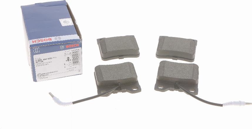 BOSCH 0 986 494 000 - Kit pastiglie freno, Freno a disco www.autoricambit.com