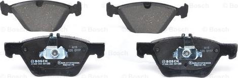 BOSCH 0 986 494 001 - Kit pastiglie freno, Freno a disco www.autoricambit.com