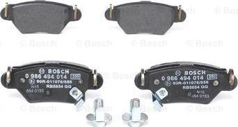 BOSCH 0 986 494 014 - Kit pastiglie freno, Freno a disco www.autoricambit.com