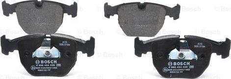 BOSCH 0 986 494 028 - Kit pastiglie freno, Freno a disco www.autoricambit.com