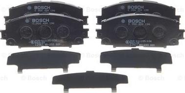 BOSCH 0 986 494 198 - Kit pastiglie freno, Freno a disco www.autoricambit.com