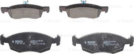 BOSCH 0 986 494 197 - Kit pastiglie freno, Freno a disco www.autoricambit.com