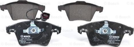 BOSCH 0 986 494 107 - Kit pastiglie freno, Freno a disco www.autoricambit.com