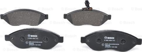 BOSCH 0 986 494 111 - Kit pastiglie freno, Freno a disco www.autoricambit.com