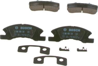 BOSCH 0 986 494 134 - Kit pastiglie freno, Freno a disco www.autoricambit.com