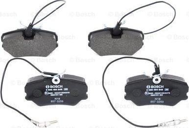 BOSCH 0 986 494 849 - Kit pastiglie freno, Freno a disco www.autoricambit.com