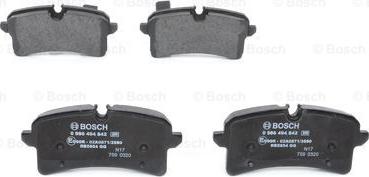 BOSCH 0 986 494 842 - Kit pastiglie freno, Freno a disco www.autoricambit.com