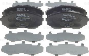 BOSCH 0 986 494 855 - Kit pastiglie freno, Freno a disco www.autoricambit.com