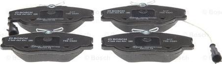 BOSCH 0 986 494 851 - Kit pastiglie freno, Freno a disco www.autoricambit.com