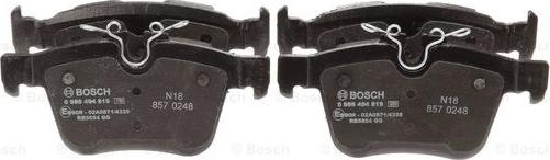 BOSCH 0 986 494 819 - Kit pastiglie freno, Freno a disco www.autoricambit.com