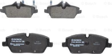 BOSCH 0 986 494 813 - Kit pastiglie freno, Freno a disco www.autoricambit.com