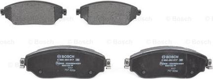 BOSCH 0 986 494 817 - Kit pastiglie freno, Freno a disco www.autoricambit.com