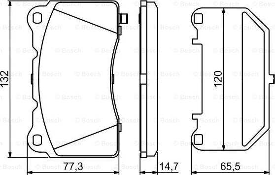 BOSCH 0 986 494 880 - Kit pastiglie freno, Freno a disco www.autoricambit.com