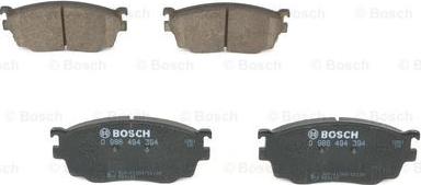 BOSCH 0 986 494 394 - Kit pastiglie freno, Freno a disco www.autoricambit.com