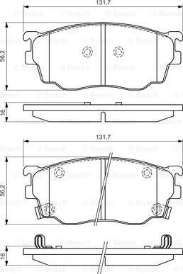 BOSCH 0 986 494 394 - Kit pastiglie freno, Freno a disco www.autoricambit.com