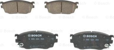 BOSCH 0 986 494 394 - Kit pastiglie freno, Freno a disco www.autoricambit.com