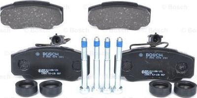 BOSCH 0 986 494 391 - Kit pastiglie freno, Freno a disco www.autoricambit.com