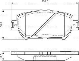 BOSCH 0 986 494 363 - Kit pastiglie freno, Freno a disco www.autoricambit.com