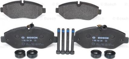 BOSCH 0 986 494 334 - Kit pastiglie freno, Freno a disco www.autoricambit.com