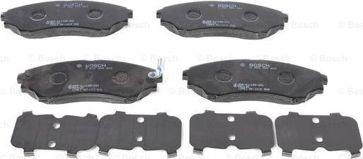 BOSCH 0 986 494 323 - Kit pastiglie freno, Freno a disco www.autoricambit.com