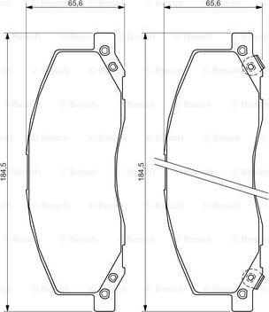 BOSCH 0 986 494 298 - Kit pastiglie freno, Freno a disco www.autoricambit.com