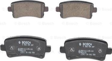 BOSCH 0 986 494 297 - Kit pastiglie freno, Freno a disco www.autoricambit.com