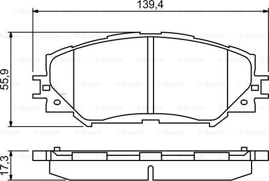 BOSCH 0 986 494 240 - Kit pastiglie freno, Freno a disco www.autoricambit.com