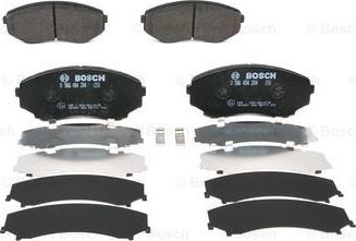 BOSCH 0 986 494 204 - Kit pastiglie freno, Freno a disco www.autoricambit.com