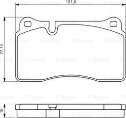 BOSCH 0 986 494 207 - Kit pastiglie freno, Freno a disco www.autoricambit.com