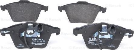 BOSCH 0 986 494 283 - Kit pastiglie freno, Freno a disco www.autoricambit.com