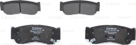 BOSCH 0 986 494 230 - Kit pastiglie freno, Freno a disco www.autoricambit.com